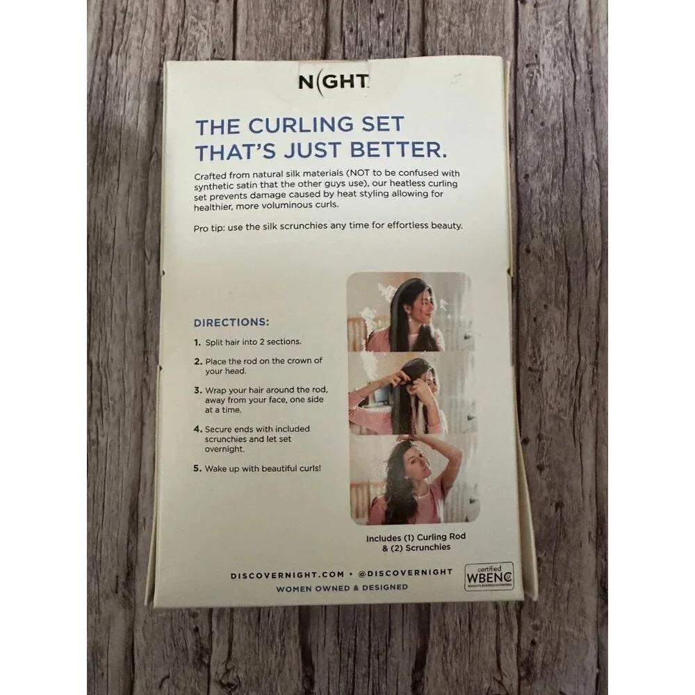 Night‎ Silk Heatless 3 Piece Curling Set
